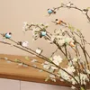 com-four® 12x Dekovogel - künstliche Vögel in 4 bunten Produktbild-Vorschau 3