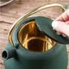 Kinghoff Gusseisen Teekanne 1L mit Filter Flasche Grün Produktbild-Vorschau 5