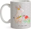 Mr. & Mrs. Panda Tasse Gärtnerin Herz - Grau Pastell - Produktbild-Vorschau 3