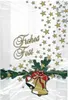 PP-Stollenbeutel "Glocke - Frohes Fest" 20 + 7 x 56 cm 25 Produktbild-Vorschau 2