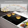 AMZCHEF Glaskeramikkochfeld autark 3 Kochzonen 5400W 9 Produktbild-Vorschau 8