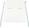 vidaXL Gewächshaus mit Stahlrahmen Weiß 4 m² 2x2x2 m Produktbild-Vorschau 5