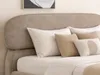 Dizajnová manželská posteľ 140x200 ILDIKA - béžová / čierna Náhľad obrázku produktu 6