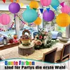 Bunte Papier Laterne 16 Stück Kindergeburtstag Hochzeit Produktbild-Vorschau 4