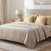 Kissenbezug 25x25 cm Beige | 100% Baumwolle | Atmungsaktive Produktbild-Vorschau 2