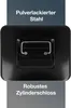 Geldkassette abschließbar (20 cm) Schwarz, 2 Schlüssel, Produktbild-Vorschau 4