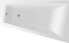 A top-down view of a white bathtub. Produktbild-Vorschau