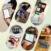 Collage of different scenarios showing a tablet being used for various activities like navigation, gaming, studying, working, and entertainment. Produktbild-Vorschau