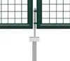 vidaXL Gartentor aus Stahl 500 x 100 cm Grün Produktbild-Vorschau 2