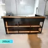 Tavolo da bar su misura bancone cassa bancone in ferro arte Anteprima dell’immagine prodotto 5