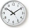 Horloge murale | Diamètre : 380 mm | Plastique | Argent / Voir les images du produit 1