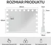 AjieQaQ Specchio da trucco Hollywood con 18 LED, 80x60 cm, Anteprima dell’immagine prodotto 5