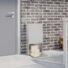 vidaXL Paketdrop-Box mit Speicher Silber 44 x 22 x 82 cm Produktbild-Vorschau 2