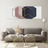 Bilder auf glas - Einteilig - Sechsecke Modern Gold - Produktbild-Vorschau 7