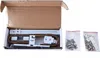 A white projector mount and its accessories are laid out in a cardboard box. Produktbild-Vorschau