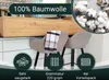 4er Set Geschirrtücher Baumwolle, 50x70 cm, schwarz-kariert Produktbild-Vorschau 4