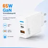 65W USB-C GaN Ladegerät mit 2m USB-C Ladekabel (20W) – Produktbild-Vorschau 4