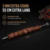 50 Stk. Schaschlikspieße Edelstahl 55 cm – 2 mm Extra Stark Produktbild-Vorschau 2