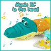 Infant Baby Musical Plüschtier Krokodil Aktivität Produktbild-Vorschau 5