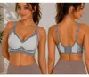 Damski sportowy biustonosz Push Up QS-40943 - Szary XXL Podgląd zdjęcia produktu 6
