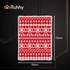 A red blanket with a white Christmas pattern is displayed against a black background, with dimensions indicated. Náhled obrázku produktu
