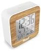 Mebus 27247  Weiß/Holzoptik Funkwecker digital Produktbild-Vorschau 4