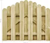 A wooden garden gate shown front-on against a white background. Produktbild-Vorschau