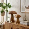 2er Set Teak-Deko-Pilze JAMUR 35cm natürliche Holzdeko Produktbild-Vorschau 6