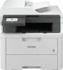 A white Brother DCP-L3560CDW color LED 3-in-1 printer is shown from the front. Produktbild-Vorschau