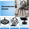 Ensemble de meubles de jardin COSTWAY 3 pièces, table de Voir les images du produit 7