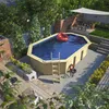Karibu Holzpool Modell X4 Pool aus Holz, Natur Produktbild-Vorschau 11