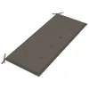 vidaXL Banc de jardin pliable avec support 118 cm bambou Voir les images du produit 4