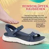 Skechers Damen Sandalen GO WALK FLEX Dunkelblau Textil  Produktbild-Vorschau 24