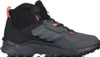 A side view of a single Adidas Terrex hiking boot against a white background. Produktbild-Vorschau