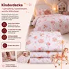 Textom Kinderdecke 90x120 cm Ganzjahresdecke antiallergisch Produktbild-Vorschau 2