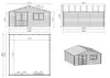 Abri de jardin en bois - 36m2 - 6x6m - Ep. 40mm - Couleur: Voir les images du produit 3