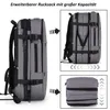 Reiserucksack 50L Reiserucksack Herren, Flugzeug Handgepäck Produktbild-Vorschau 5