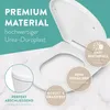 BENKSTEIN Premium toiletbril - antibacterieel, D-vorm, wit Productafbeelding-voorbeeld 6
