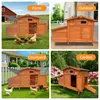 Hühnerstall Holz mit Legenest, Kotwanne und Rampe – Produktbild-Vorschau 10