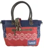 Sunsa Damen Tasche Umhängetasche Handtasche Canvas & Leder Produktbild-Vorschau 2