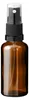 10x Braune Glasflasche 50 ml mit schwarzem Zerstäuber Produktbild-Vorschau 2