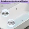 2-in-1 Badewannenstöpsel mit Sieb, Ablaufsieb Haarfänger, Produktbild-Vorschau 4