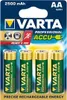1x4 Varta Rechargeable Accu AA NiMH 2600 mAh Mignon Produktbild-Vorschau 46