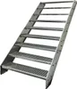 A metal staircase with grated steps, shown against a white background. Anteprima dell’immagine prodotto