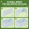 Verdego Hochbeet 120X60X60cm, Rechteckig, Aus Verzinktem Produktbild-Vorschau 8