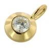 trendor 75042 Gold Anhänger mit Zirkonia an goldplattierter Kette 2 Produktbild-Vorschau