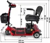 Rolektro, E-Trike 6, Rot, 24V-20Ah Bleigel Akku, 300W Produktbild-Vorschau 11