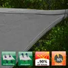 Voile d'ombrage Puna Gris 6x6m HDPE Voir les images du produit 3