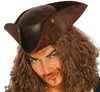 Cappello da pirata marrone bucaniere tricorno KW 58 cm per Anteprima dell’immagine prodotto 7