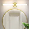 ZMH Zrkadlová lampa Kúpeľňa Nástenná lampa 8W Zlatá Náhľad obrázku produktu 1